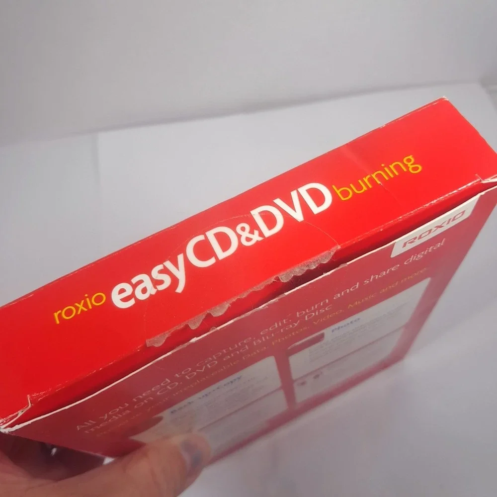 Roxio Easy CD & DVD Burning w/ code 2011 software cd-rom Windows computer disc